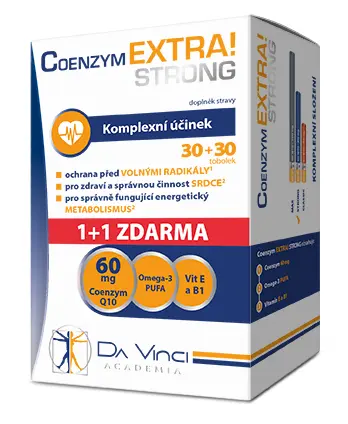2654_COENZYM EXTRA! STRONG 60MG DAVINCI TOB.30+30ZDARMA RGB